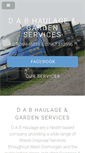 Mobile Screenshot of dab-haulage.co.uk